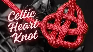 How to Tie an EASY Celtic Heart Knot (Paracord Tutorial)