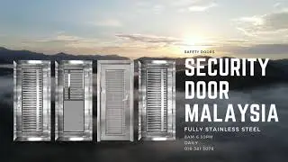 Quality 51221 Stainless Steel Safety Doors at Security Door Malaysia