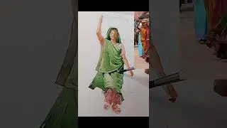 Watercolor figure painting Tutorial/ BFA entrance preparation/ #shorts #figurepainting