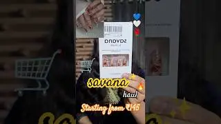 super affordable savana haul #savanahaul #youtubeshorts #trending #pressonnails #viral #urbanichaul
