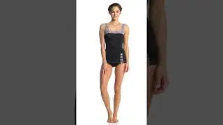 Fit4U Stardust Retro One Piece Swimsuit | SwimOutlet.com