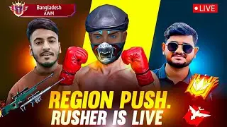 Free Fire Grandmaster Rank Push Live . Rusher jod ☠🗿 | #freefire #shortsfeed #tondaegamer #ff #live