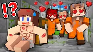 Prisoner JJ has a lot of Crazy Fans Girl - Minecraft Animation with Mikey is Prison