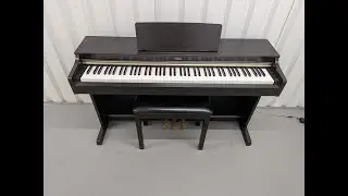 Yamaha Arius YDP-162 Digital Piano and stool in rosewood, clavinova keyboard stock #25474