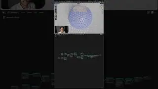 Procedural Perforated Sphere in Blender (Geometry Nodes) | Day 16  #blender3d