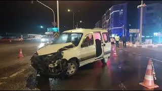 Chamber president injured in traffic accident.
