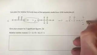 Revision question - formula mass condensation polymerisation