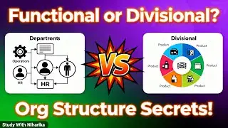 Day 14 Organisation Structure: Functional vs Divisional | Class 12 Business Studies | #class12 #cbse