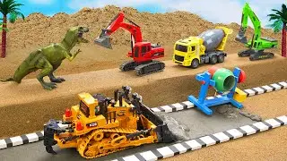 DIY Concrete Road Construction Using DIY Mini Tractor, Mixer & Road Roller | Science Project 2026