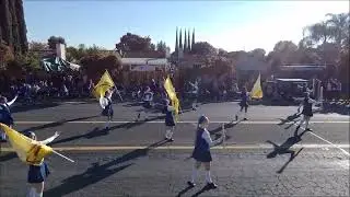 The Benicia High School Panther Marching Band at the 2025 Central California Band Review