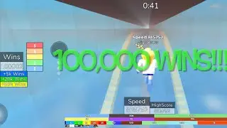 VICTORY RACE - ROBLOX -NEW HIGH SPEED AND REACHING 100,000 WINS.