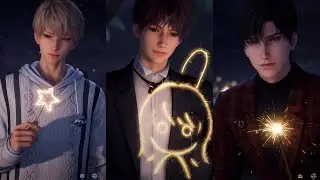 Playing sparkler & watch fireworks with Xavier Rafayel Zayne - Love and Deepspace 戀與深空跟沈星回祁煜黎深看和玩煙花