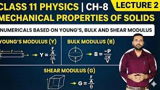 Class-11 I Lect-2 I PYQ of JEE | Numericals Based on Modulus of Elasticity | NEET, Olympiads 