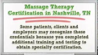 Massage Therapy Schools in Nashville | TN Therapist Certification