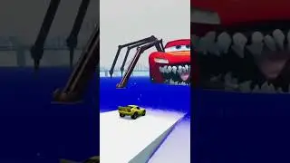 Epic Escape From The Lightning McQueen Eater _ Car VS Lightning McQueen Eate_coffin dance cover