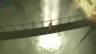 Ico running on RPCS3: Double rainbow and waterfall