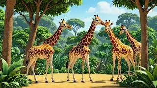 Giraffe Stretch and Safari Wiggle &ndash; A Jungle Dance Song for Kids