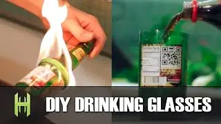 DIY Drinking Glasses from a Beer Bottle
