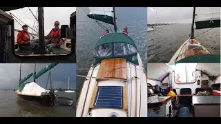 Norwalk Islands Sharpie NIS 23 Kivu Sailing on River Orwell UK