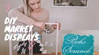 Market Prep Part 1 | Making Scrunchie Displays #scrunchies #scrunchiedisplays