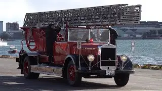 名古屋市消防出初式2026でメルセデス・ベンツ機械式はしご車が感動のラストラン！！！今では考えられない手動による貴重なサイレン音に感動した車両部隊分裂行進の一部始終！！！