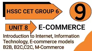 HSSC CET MAINS GROUP 6 COMMERCE | E-COMMERCE |