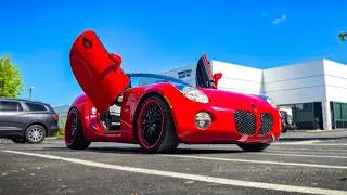 Pontiac Solstice Lambo Doors Transformation! 🔥 Vertical Doors, Inc. Kit Install (VDCPONSOL0610)