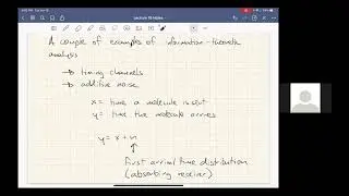 Lecture 15 - Information theory of molecular communication