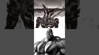 Cosmic Garou Vs All S - Class Heroes In OPM #opm #shorts #anime #edit