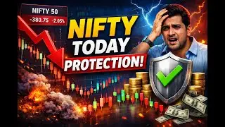 NIFTY TODAY Protection Strategy 🔥 Loss Se Kaise Bache #NiftyToday#NiftyAnalysis#NiftyProtection