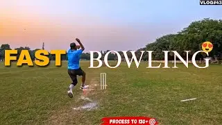 “My Journey to 130+ km/h Bowling Speed 💪 | Fast Bowling Transformation” #cricket  vlog # 43.