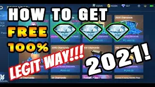 HOW TO GET FREE DIAMONDS IN MOBILE LEGENDS -  101% WORK!  ~ MOBILE LEGENDS 2021