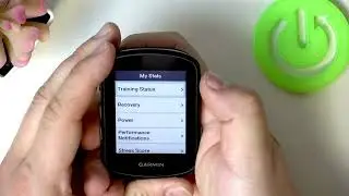 GARMIN EDGE 540 &ndash; How to Check Intensity Minutes Statistics