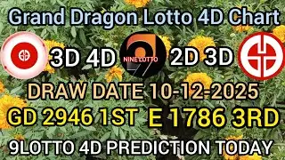 10-12-25 grand dragon lotto 4d prediction today| 9Lotto 4D Chart Today | Gd 9Lotto 4d Win Proof