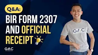 BIR Form 2307 and Official Receipt 📍 #tax #freelancing #taxation #taxes