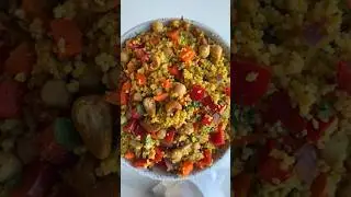 10-МИНУТНОЕ ЗДОРОВОЕ БЛЮДО! Кускус такой красивый и надёжный! 5 минут на приготовление! Салат для...