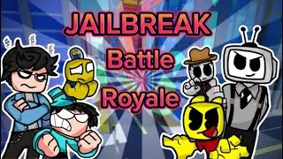 Jailbreak YouTuber BATTLE ROYALE! ⚔️🔥 (Roblox Jailbreak Update)