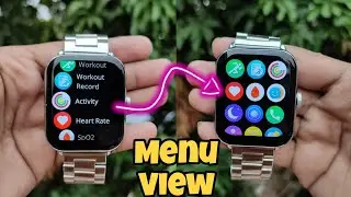 How to Change Menu View in Noise ColorFit Icon 3 Plus