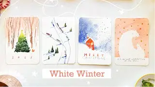 INTRO White Winter: Paint Charming Christmas Cards with Watercolor. Skillshare Class