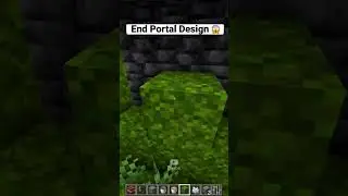Minecraft End Portal Design👁️#shorts