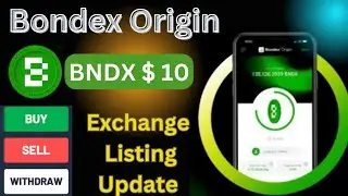 Bondex Origin mining App New Update 🤑 1 Coin $ 10 USD 🤑 letest update on Bondex