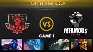 Midas Club Elite vs Infamous Game 1 - Kiev Major SA Qualifier Playoffs -@DotACapitalist @Blitz_DotA
