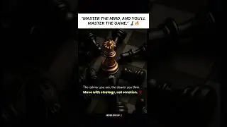 Stay calm. Stay sharp. Win like a king. 👑♟️#StrategyOverEmotion #ChessMindset #PowerMoves