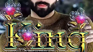 Photoshop Tutorial | Golden Glass Font Name Editing 2022