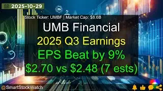 UMB Financial (UMBF|$8.6B) - 2025 Q3 Earnings Analysis