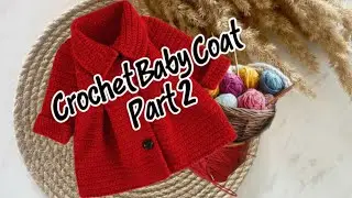 Crochet Baby Coat Tutorial Part 2 | Yoke Increase  | Single Crochet | Bangla @MonGhor.Studio #diy 