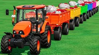 GIANT KINDER SURPRISE EGG ZETOR MAJOR HAUL! EXTREME TRACTOR CHALLENGE! FS22