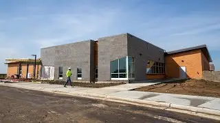 New Hudsonville intermediate school under construction