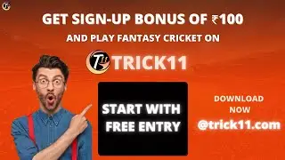 Trick11 - Fantasy Cricket App | This IPL Play Fantasy Cricket with Trick11 | Download @trick11.com