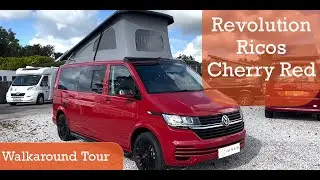 Cherry Red - Revolution Ricos - Campervan - Pop Top - VW T6.1
